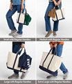 Boat and Tote Bag, Small, Antique Olive, small image number 3