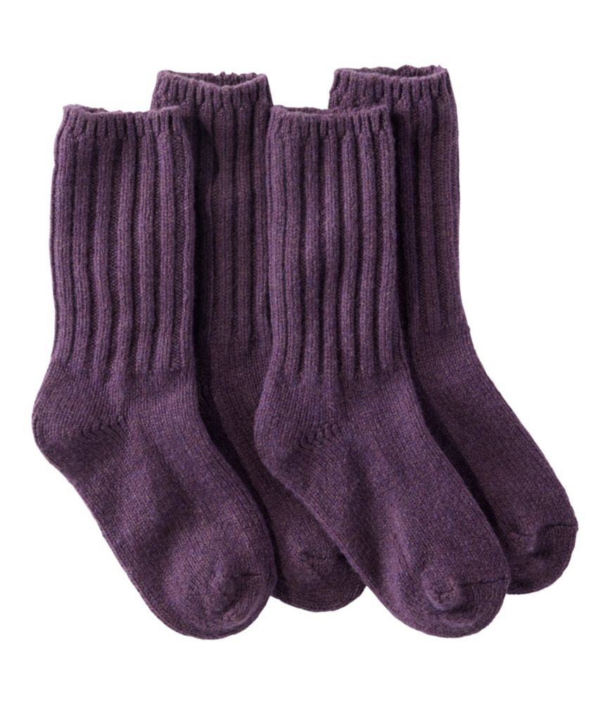 Adults' Merino Wool Ragg Socks, 10" Two-Pack