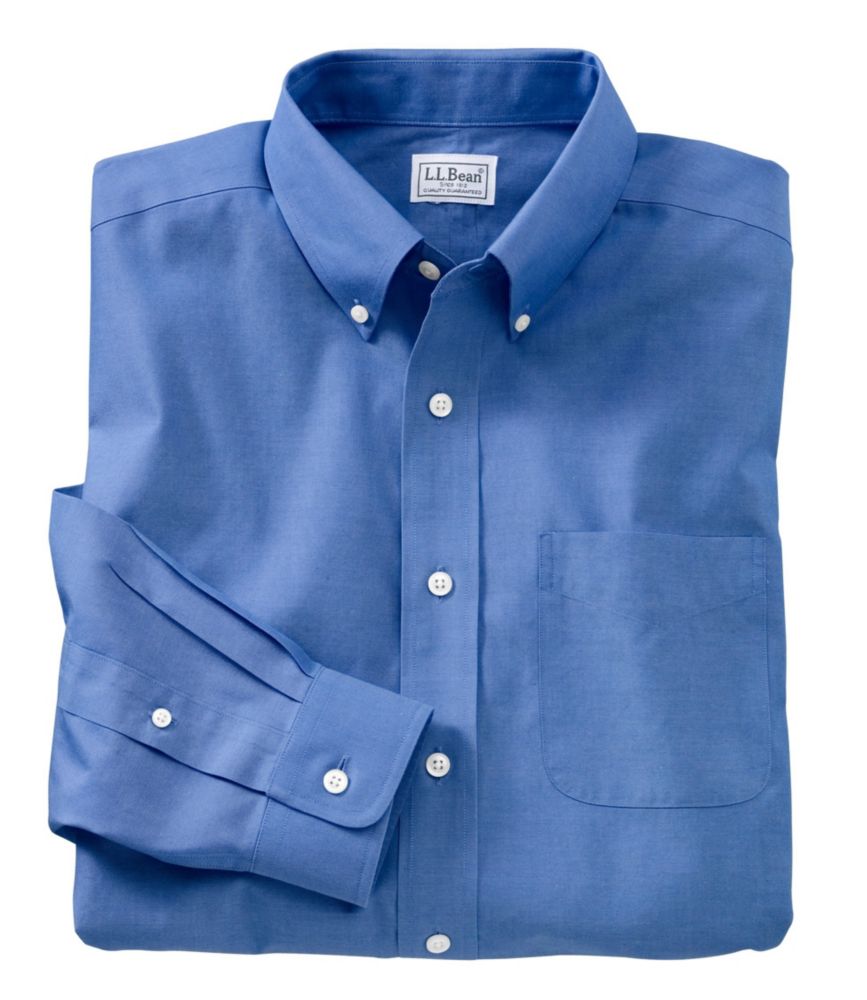 Men's Wrinkle-Free Pinpoint Oxford Cloth Shirt, Traditional Fit