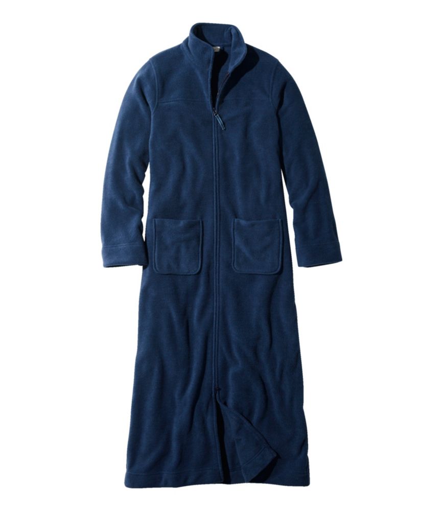 Women's Winter Fleece Robe, Zip-Front