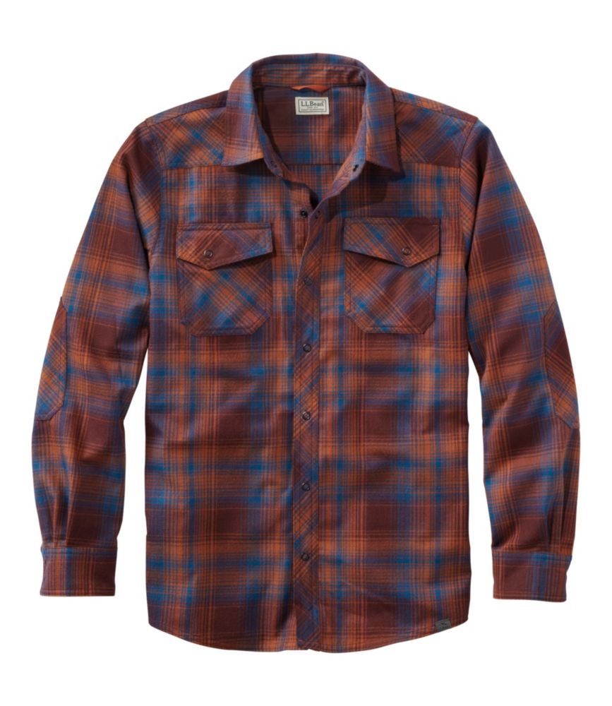 Men's Katahdin Performance Flannel Shirt, Slightly Fitted