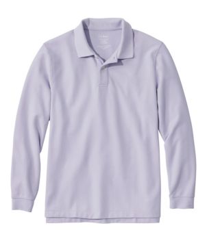 Men's Premium Double L® Polo, Long-Sleeve Without Pocket