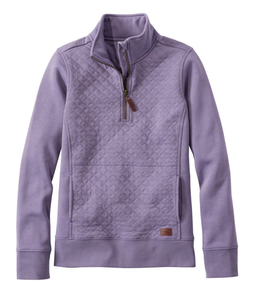 Women's Quilted Quarter-Zip Pullover