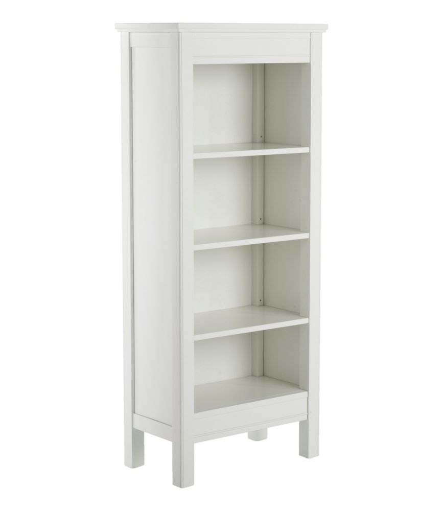 Painted Farmhouse Four-Shelf Bookcase