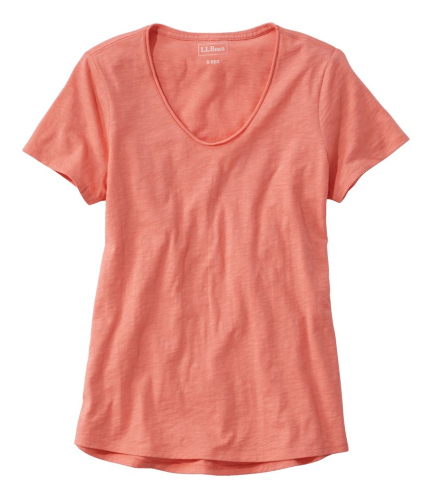 Women's Organic Cotton Tee, V-Neck Short-Sleeve | L.L.Bean