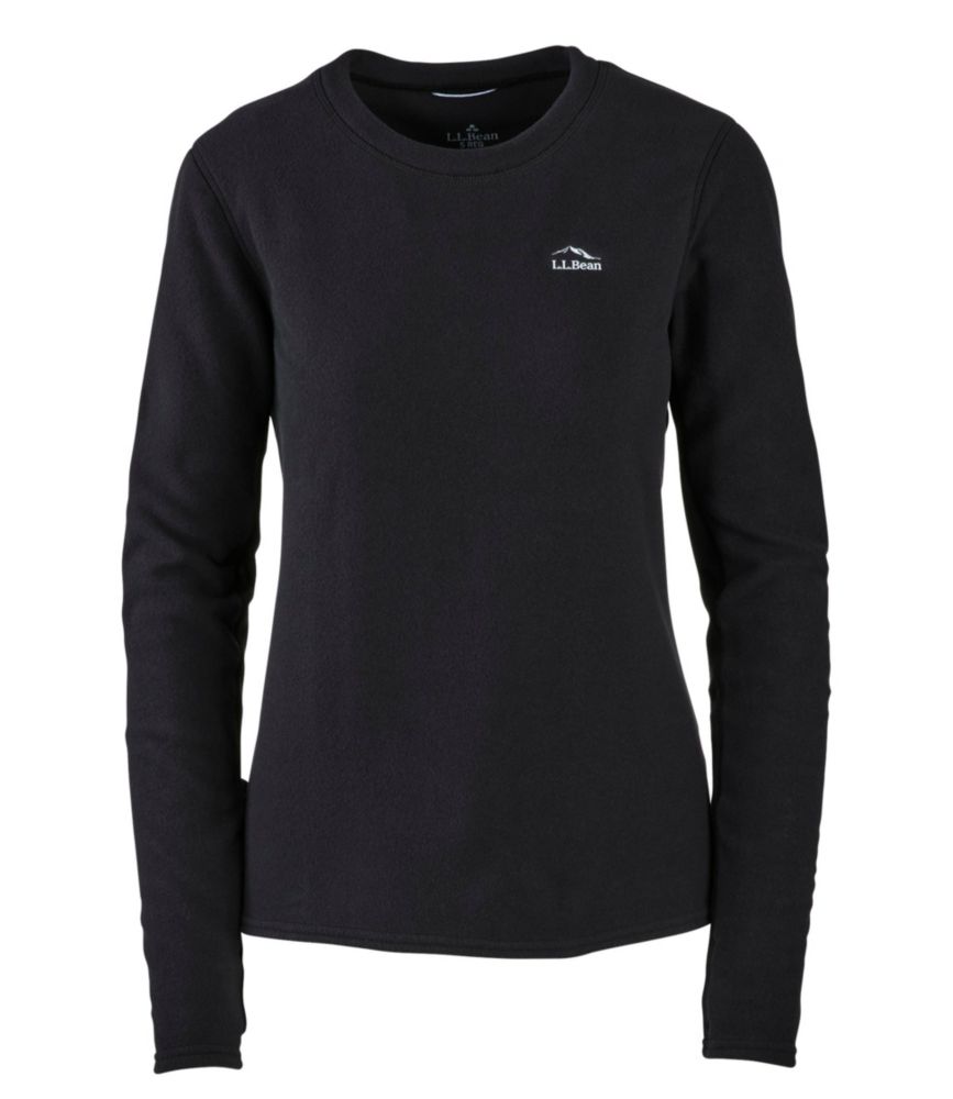 Women's L.L.Bean Fleece Base Layer Crew, Long-Sleeve