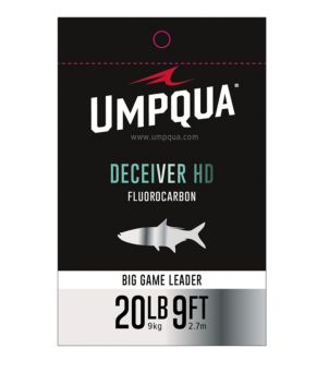 Umpqua Deceiver HD Big Game Fluorocarbon Leader, 9'