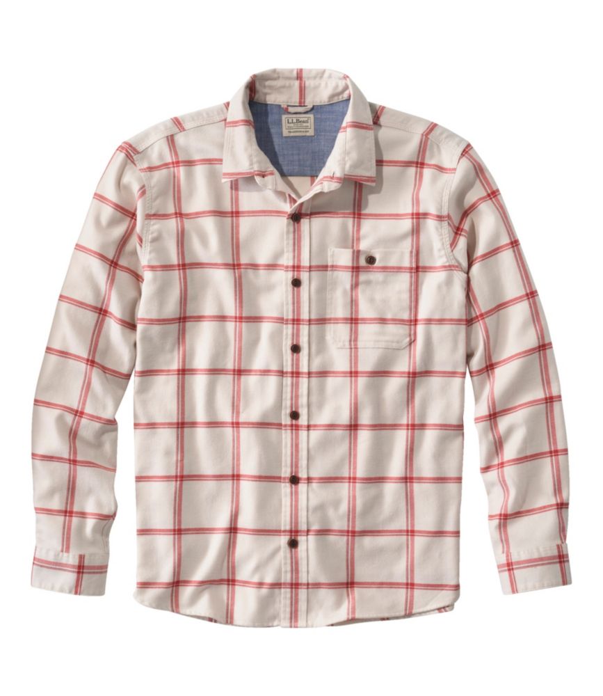 Men's BeanFlex® All-Season Flannel Shirt, Traditional Untucked Fit, Long-Sleeve