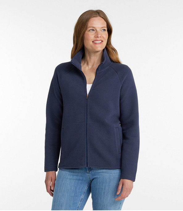 Lakewashed Double-Knit Full Zip , Sea Salt, large image number 1