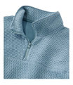 Ridgeknit Quarter-Zip Pullover, Cadet Blue, small image number 5