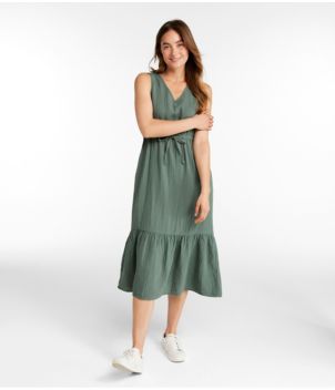 Women's Cloud Gauze Midi Dress, New